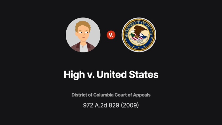 High v. United States
