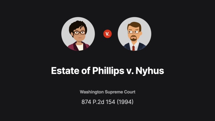 Estate of Phillips v. Nyhus