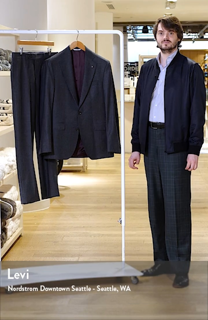 Jack Victor Montana Charcoal Grey Screen Weave Super 110s Wool