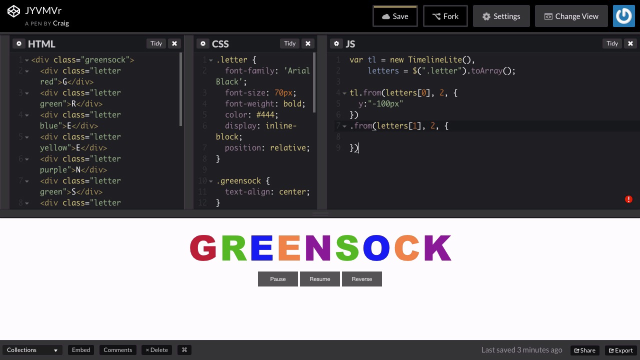 GreenSock Animation Platform: First Steps - Timeline Animations