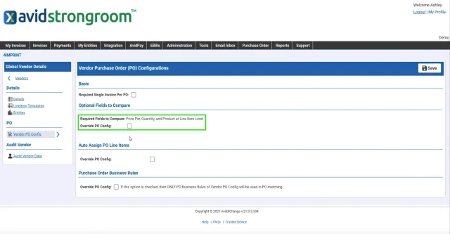 AvidStrongroom: Vendor Configuration Override - Video