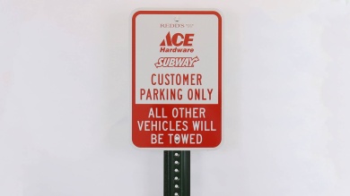 Customizable Split Sign Template