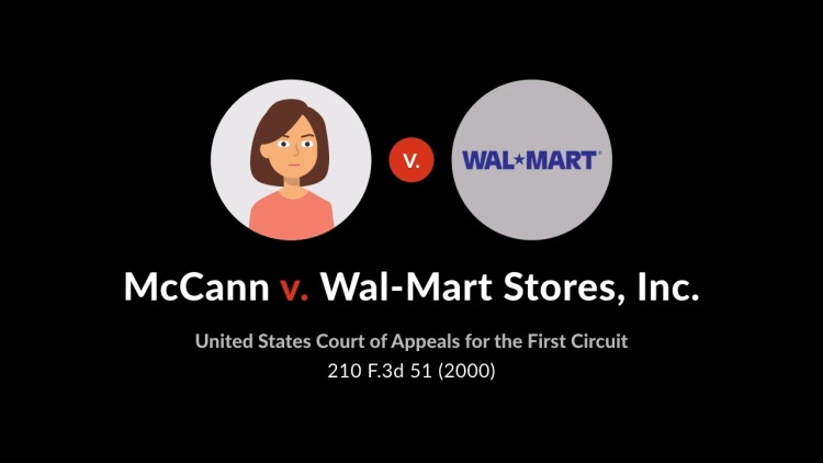 McCann v. Wal-Mart Stores, Inc.