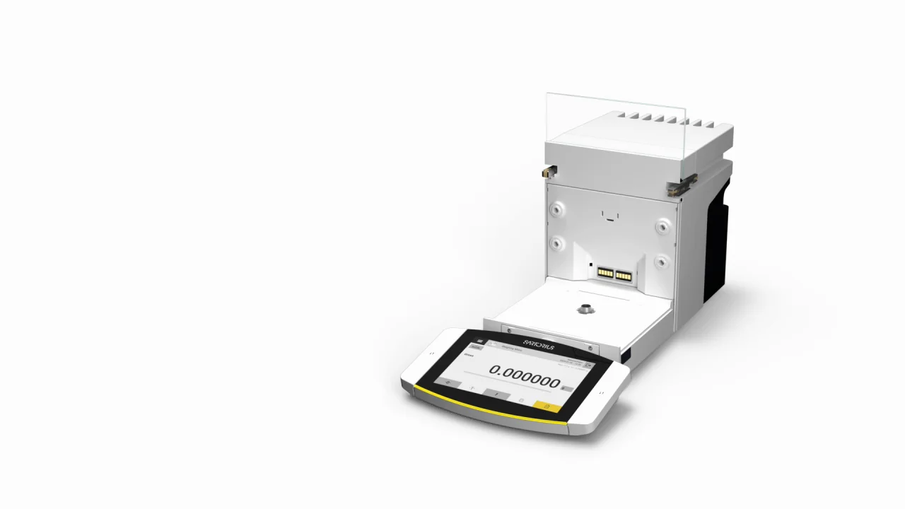 Assembling Accessory YCP01MPS with Cubis®️ II Lab Balance - Installation  Animation
