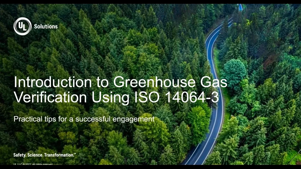 Greenhouse Gas Verification