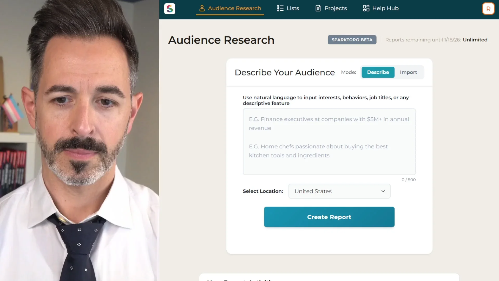How to Import Keywords, Domains, and Emails in SparkToro