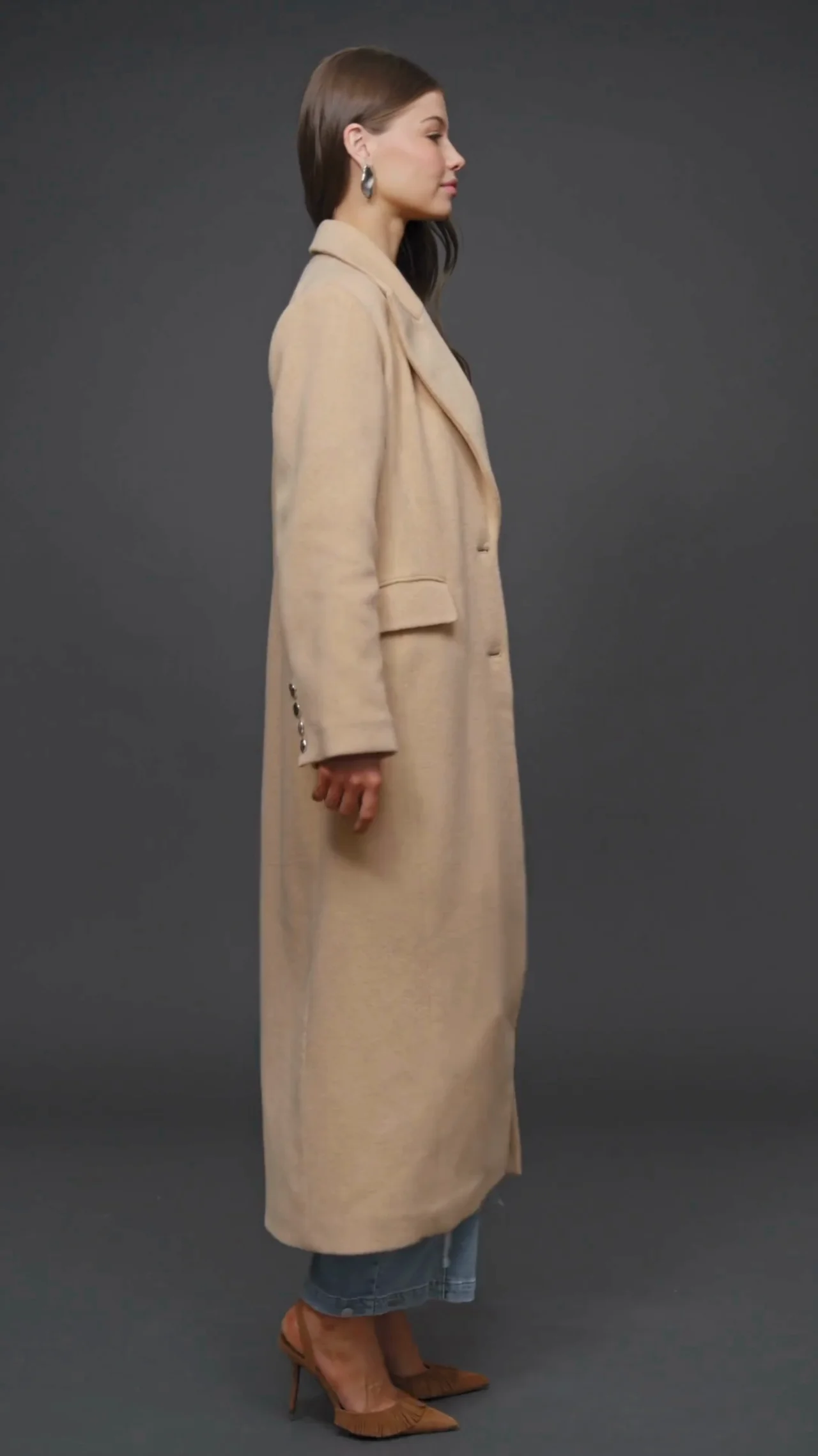 【Avec Les Filles】Strong Shoulder Coat ※送関込 Avec Les Filles Strong Shoulder Single Breasted Coat | Nordstrom