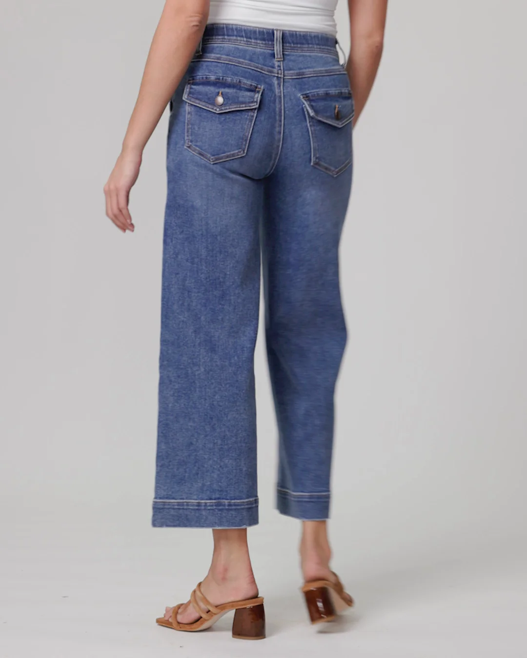 CURVE APPEAL Premium Crop Wide Leg Jeans | Nordstromrack CURVE APPEAL Premium Crop Wide Leg Jeans | Nordstromrack