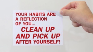 Keep Kitchen Clean Signs