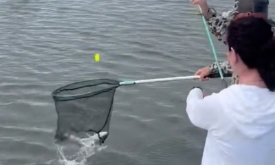 Andy got us fish despite the weather conditions and inexperienced fishermen!