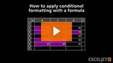 Conditional Formatting | Excel video training course
