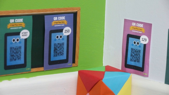 Qr code math worksheets