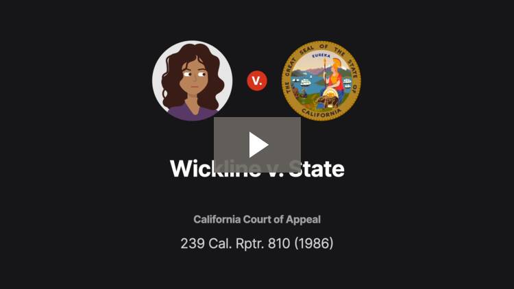 Wickline v. State