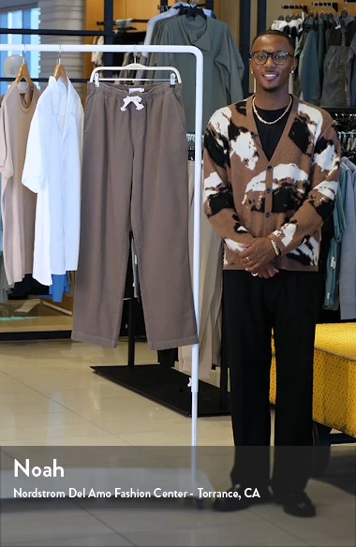 FRAME Textured Terry Travel Pants | Nordstrom