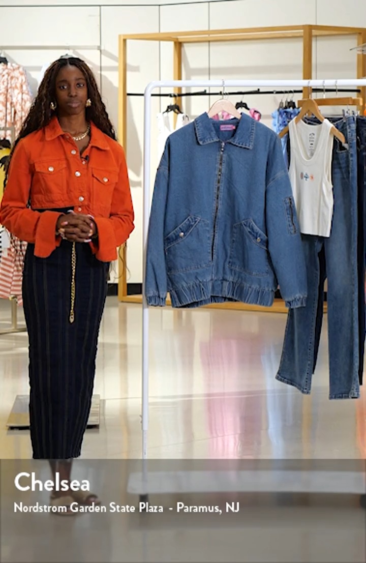 EDIKTED Sophie Oversize Denim Jacket | Nordstrom