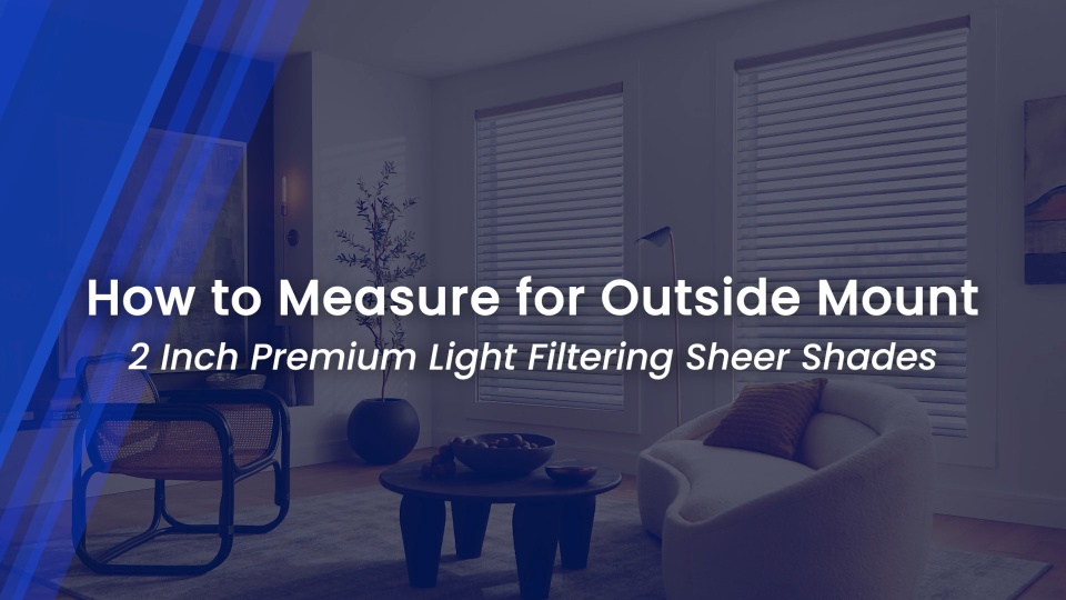 2" Premium Light Filtering Sheer Shades