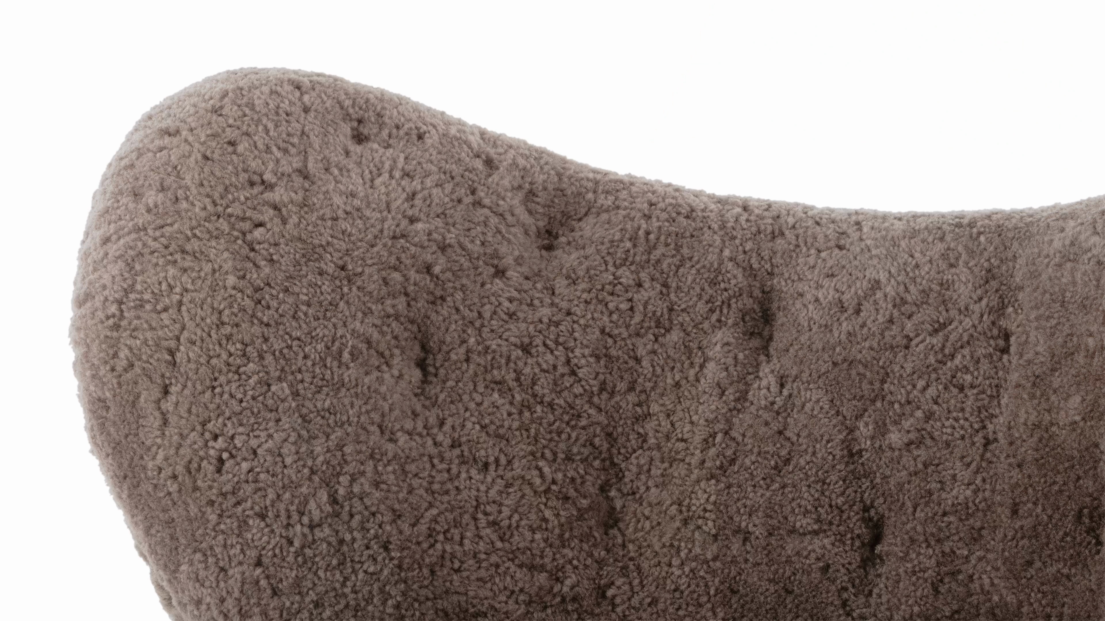 Tired Man Lounge Chair, Cappuccino Luxe Sheepskin | Interior Icons