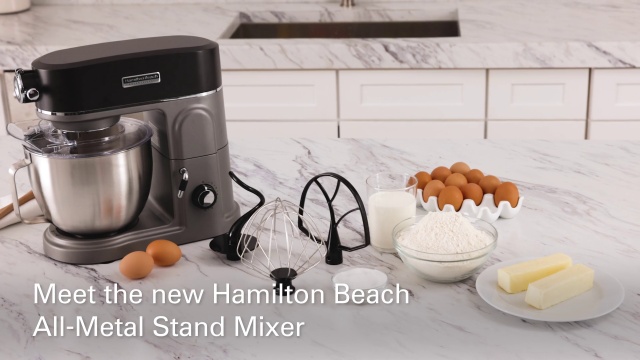 Hamilton Beach Professional All Metal Stand Mixer, Mixers, Furniture &  Appliances