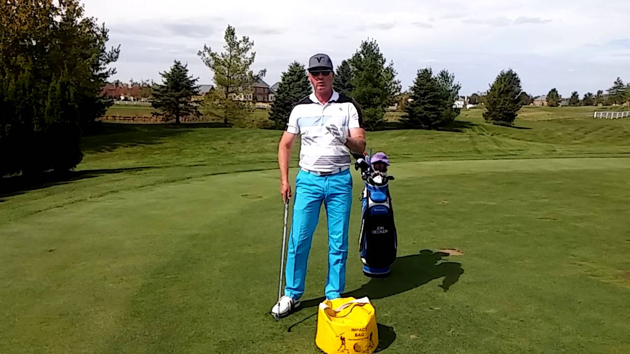 Use Impact Bag To Learn Correct Weight Shift In Golf Swing