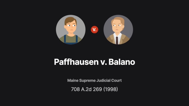 Paffhausen v. Balano