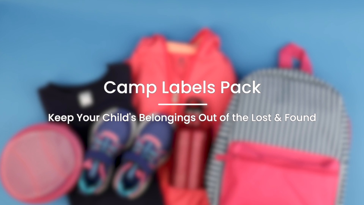 Tie-Dye Art Camp Labels Pack
