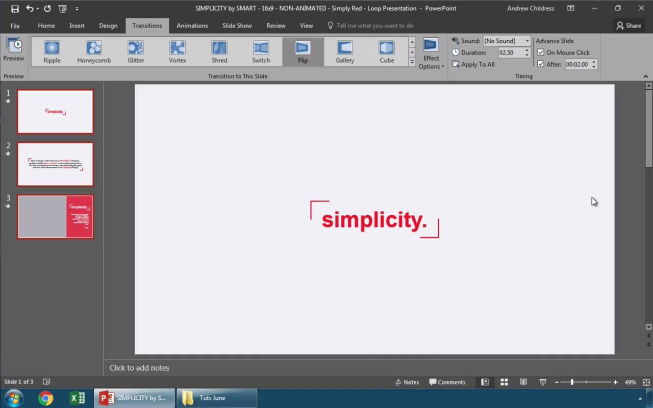 loop presentation in powerpoint