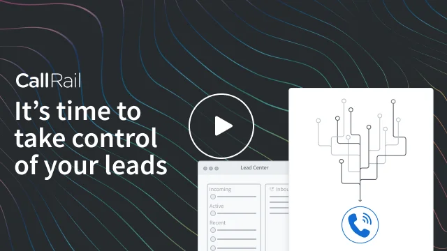 Learn about CallRail's Lead Center product with this video.