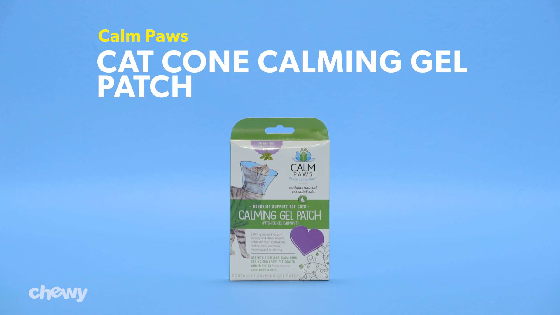 CALM PAWS Behavior Support Calming Gel Patch for Cats Chewy