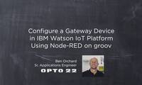 Configure Gateway Device with Node-RED on groov