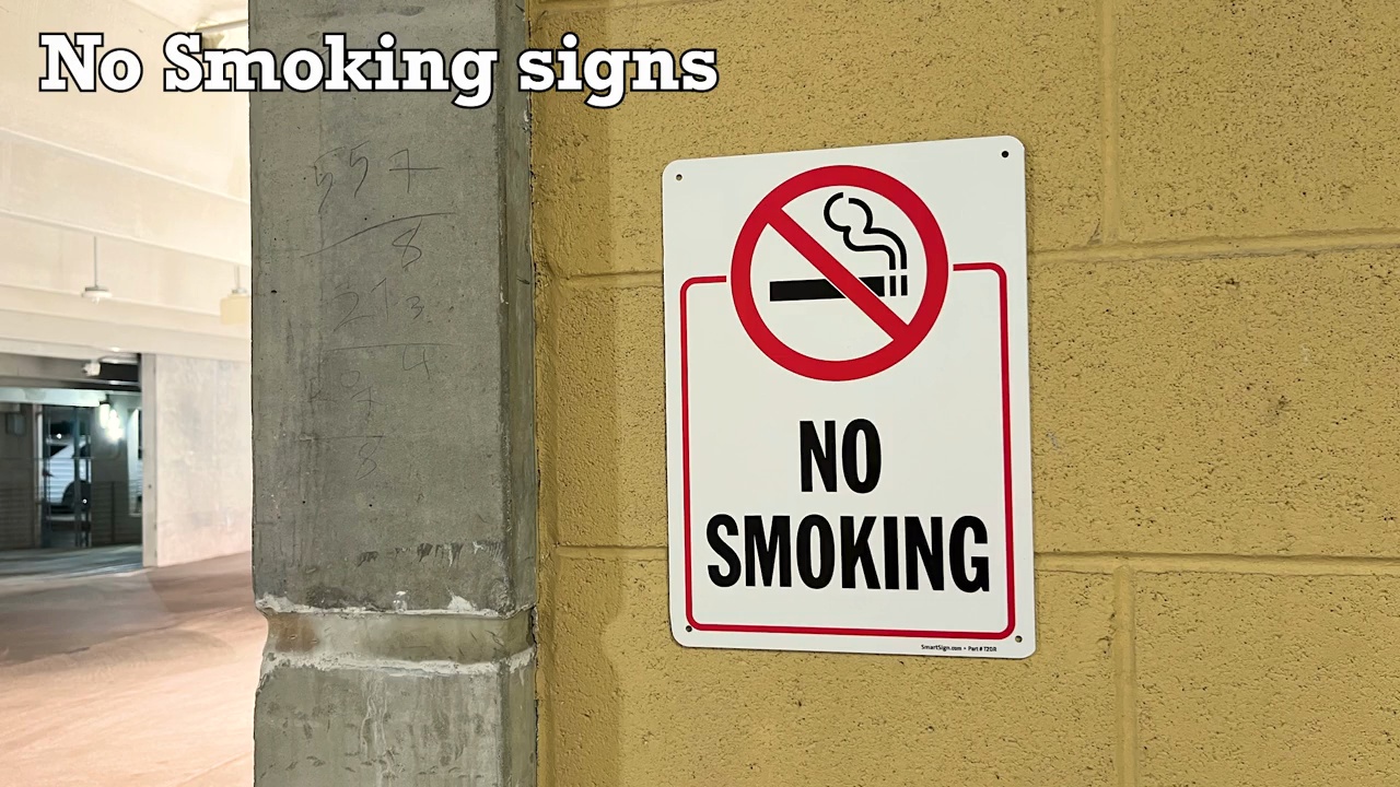 No Smoking Sign S2-4074 NOVO