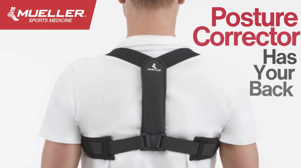 Extreme Fit Adjustable Posture Support Corrector Back Shoulders Brace for  Sitting, People on the Go, Or Office Workers, Medium