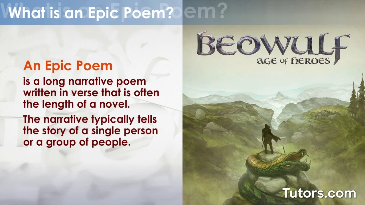 epic poem examples