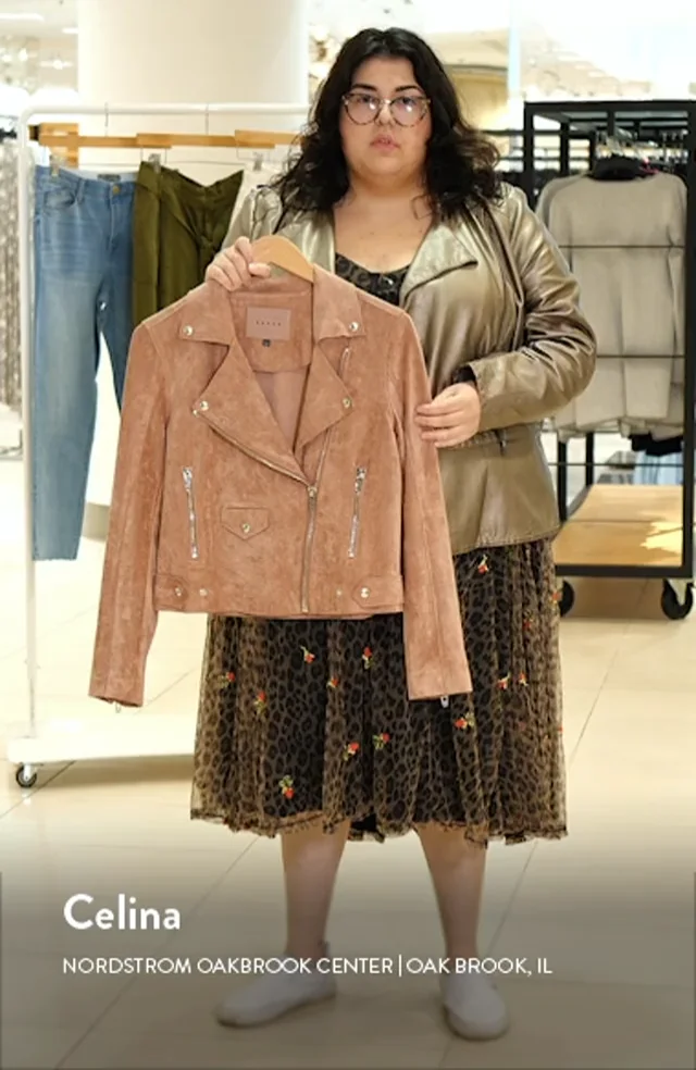BLANKNYC Faux Suede Moto Jacket Nordstrom