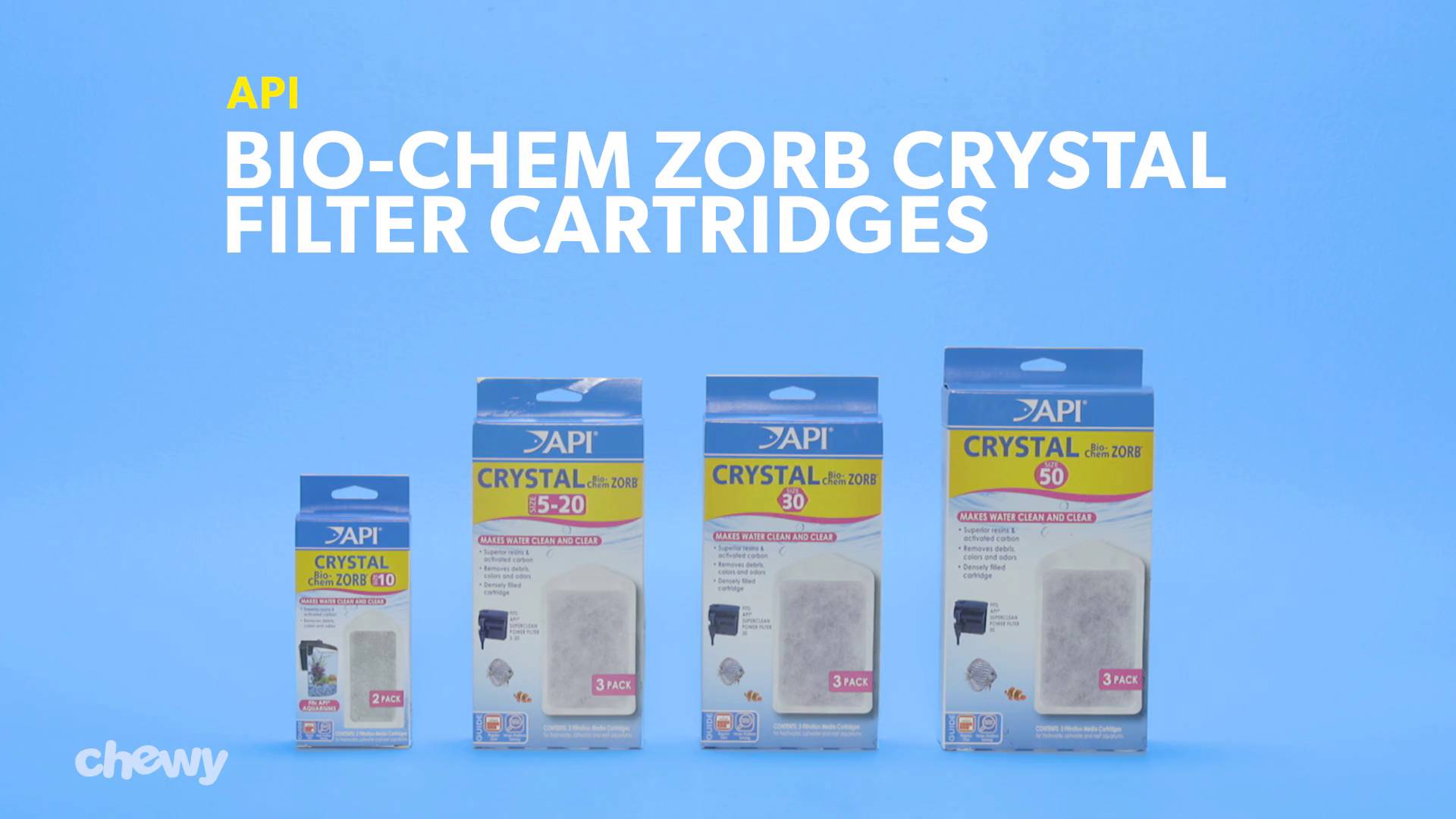 API Crystal Bio-Chem Zorb Filter Cartridges For Aquarium Size 5 To 20-9 To... 