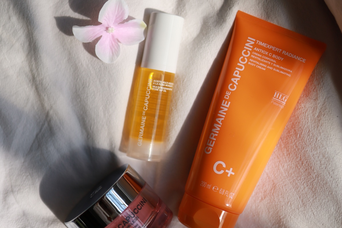 Beauty and skincare products photographed by Radhica Isac