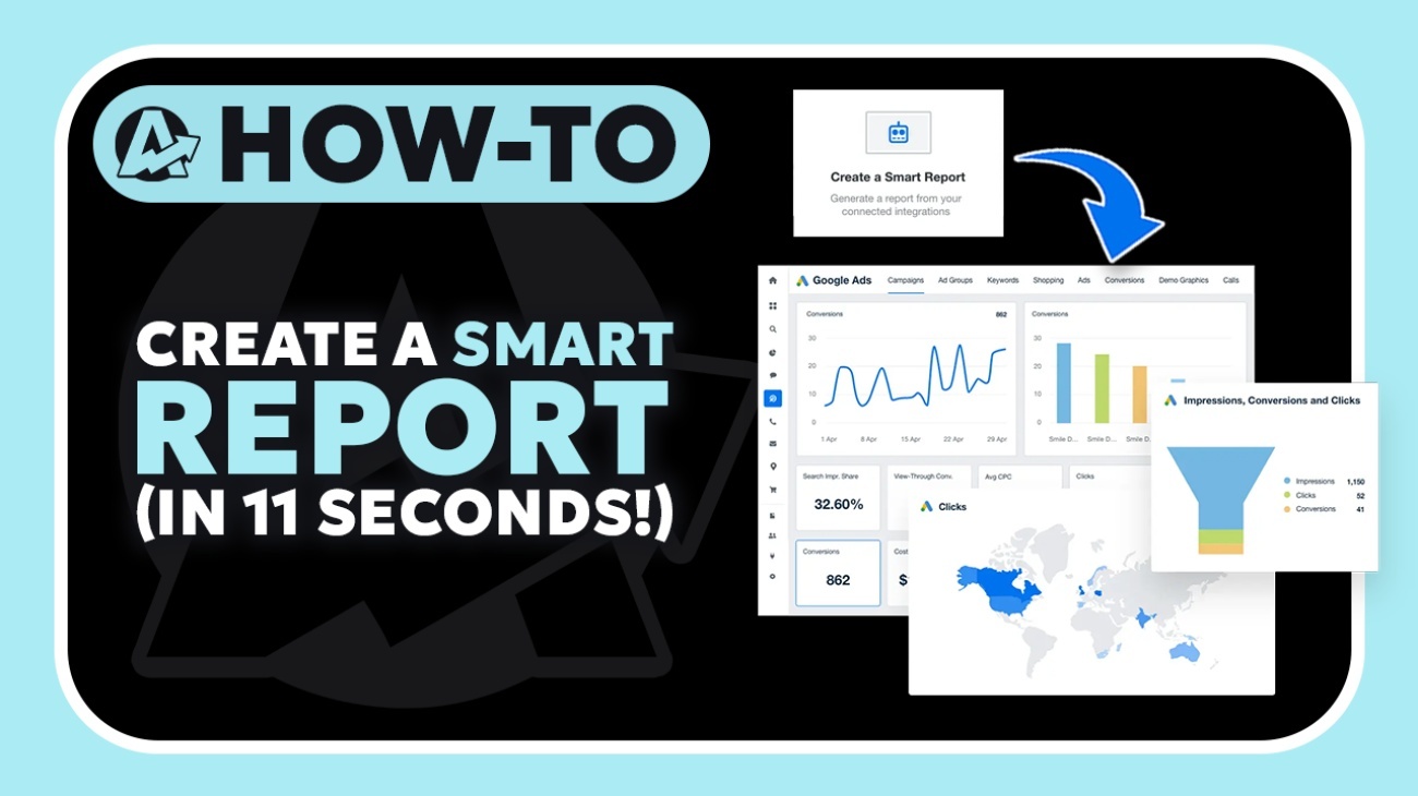 Report Making Tutorials How to create a Smart Report in AgencyAnalytics 🧠 (step-by-step ...