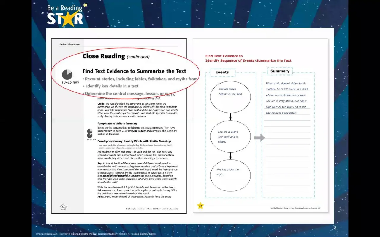 Expose K-2 readers to annotation strategies