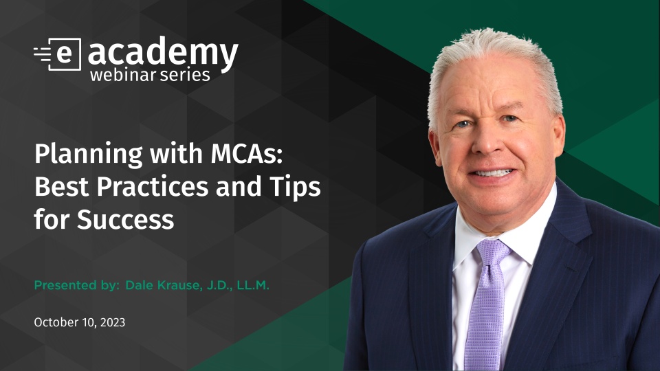 Planning with MCAs: Best Practices and Tips for Success