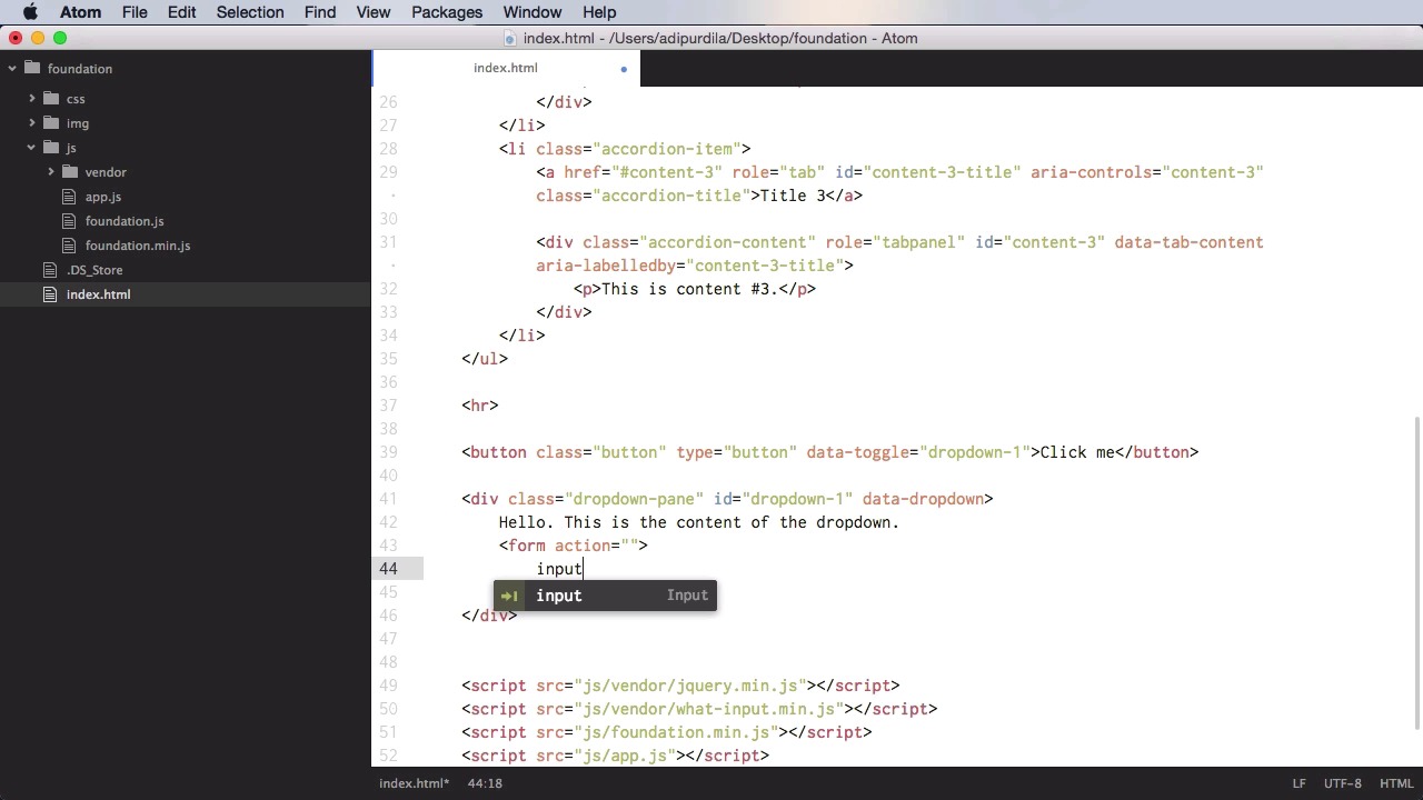 Getting Started With Foundation 6 - The Containers