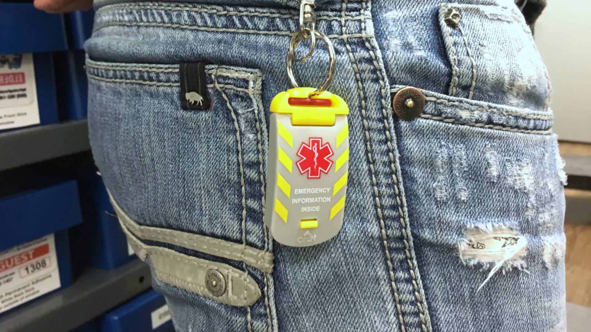 ICE Hard Hat ID Sytem with keyring