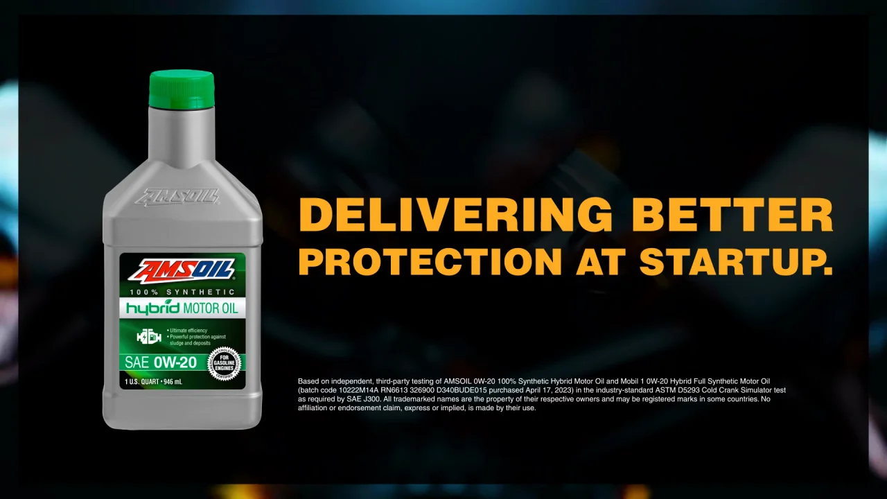 AMSOIL 0W-8 100% Synthetic Hybrid Motor Oil | HE08 - AMSOIL
