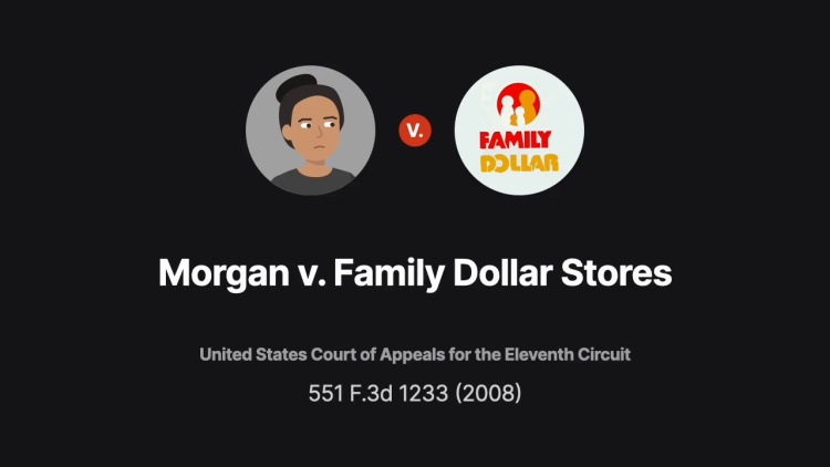 Morgan v. Family Dollar Stores