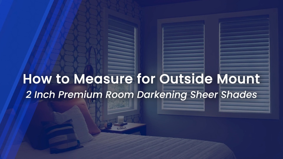 2" Premium Room Darkening Sheer Shades