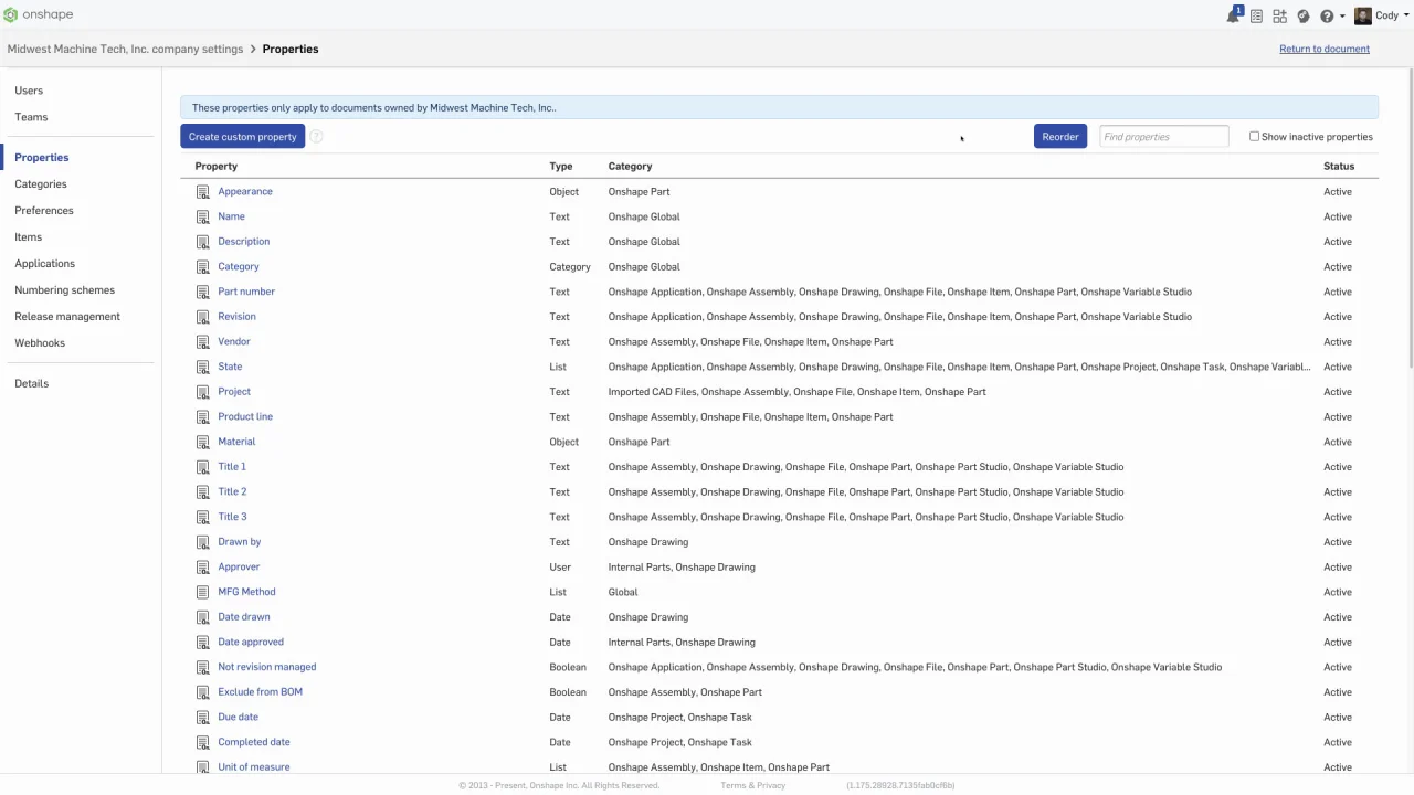 Improvements to Onshape - January 12th, 2024 — Onshape