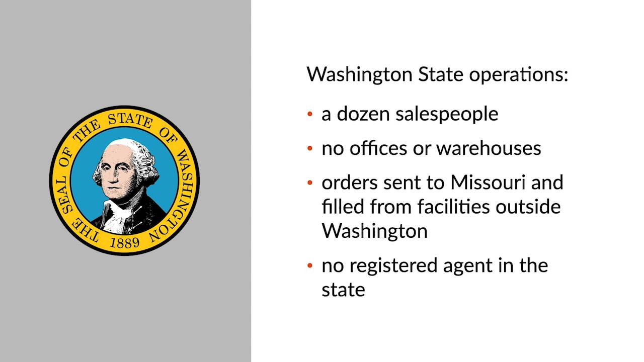 International Shoe Co. v. Washington, 326 U.S 310, 66 S.Ct. 154, 90