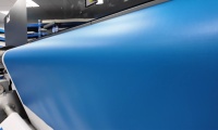 Ecobanner 3.2m roll printed with two-pass matte finish on the Durst P5 350 HS D4 at Cactus Imaging