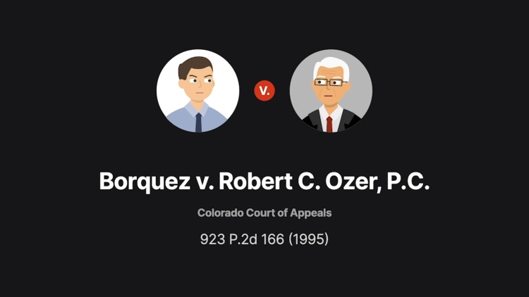 Borquez v. Robert C. Ozer, P.C.