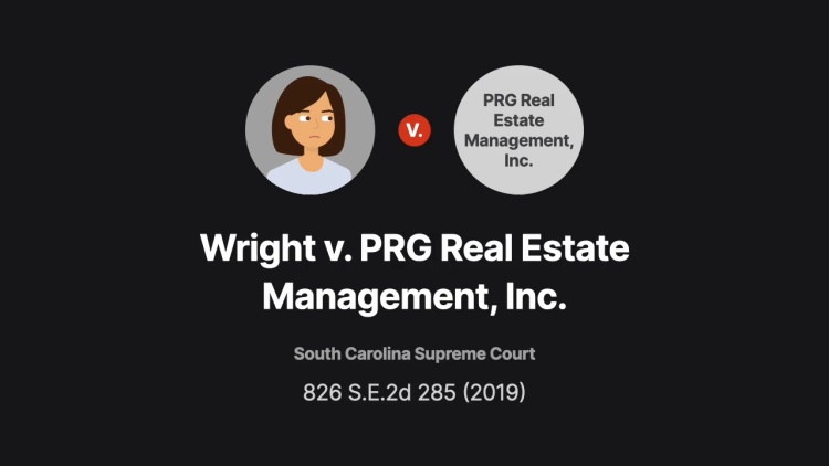 Wright v. PRG Real Estate Management, Inc.