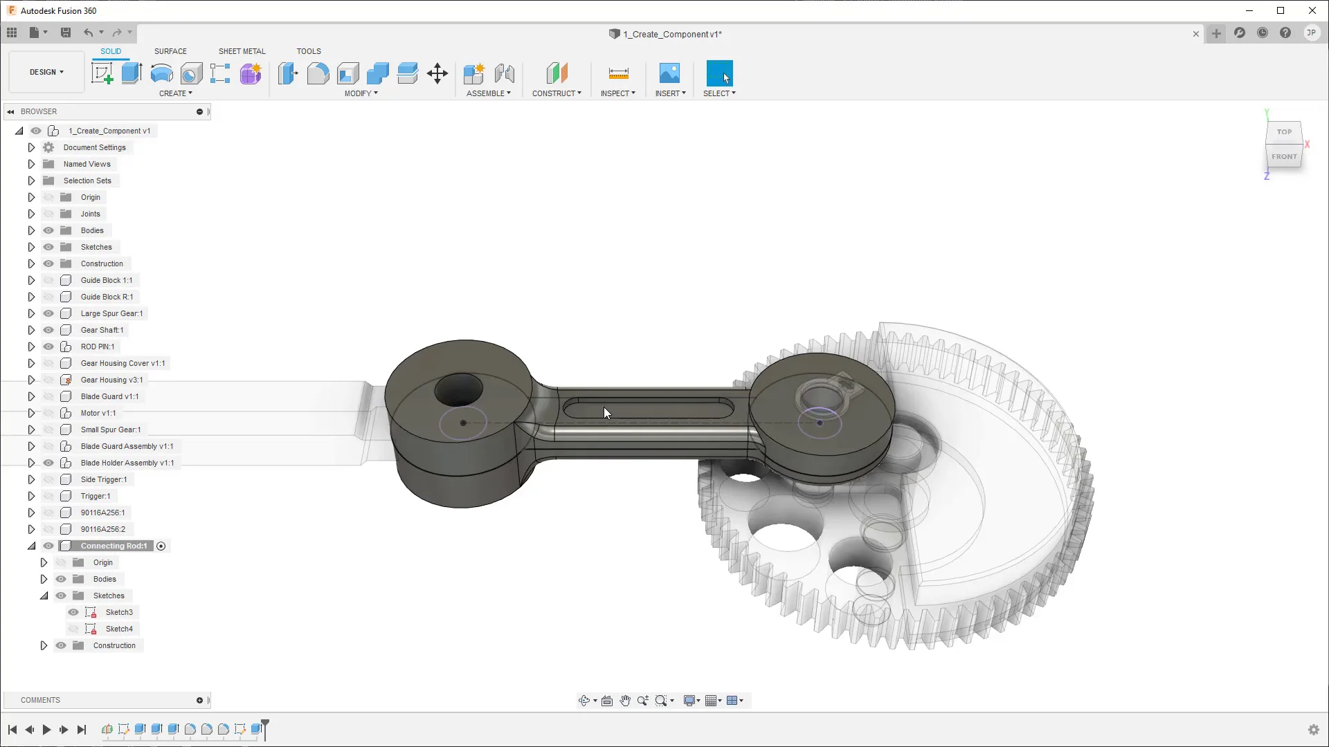 Fusion 360 Help | Mechanical Assemblies Fundamentals | Create Component ...