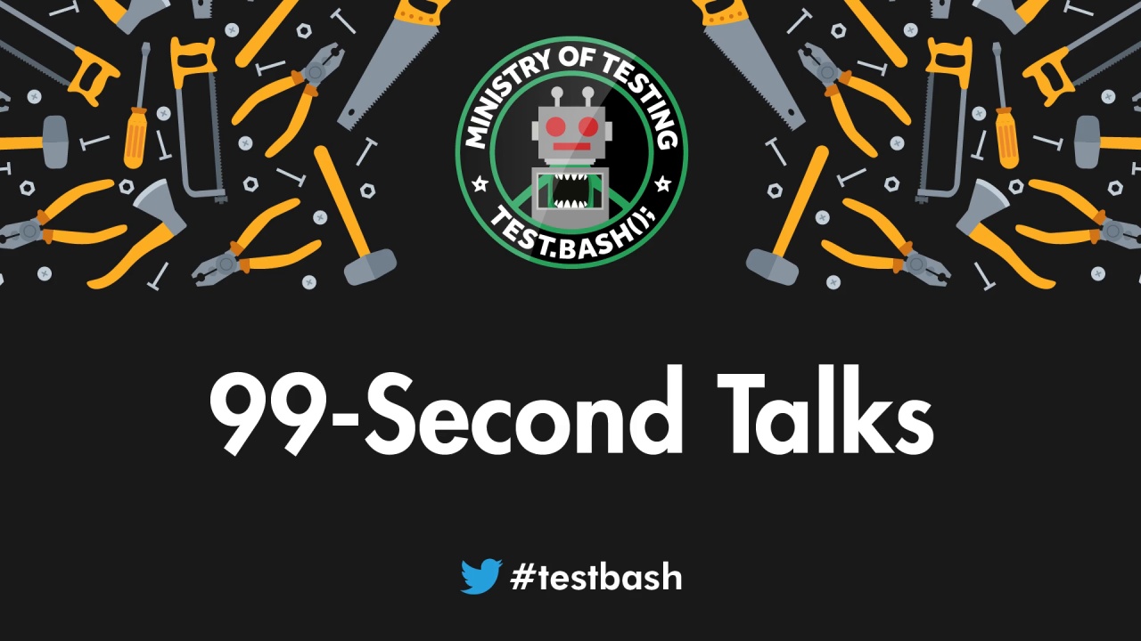 99 Second Talks - Test.bash(); 2021 image